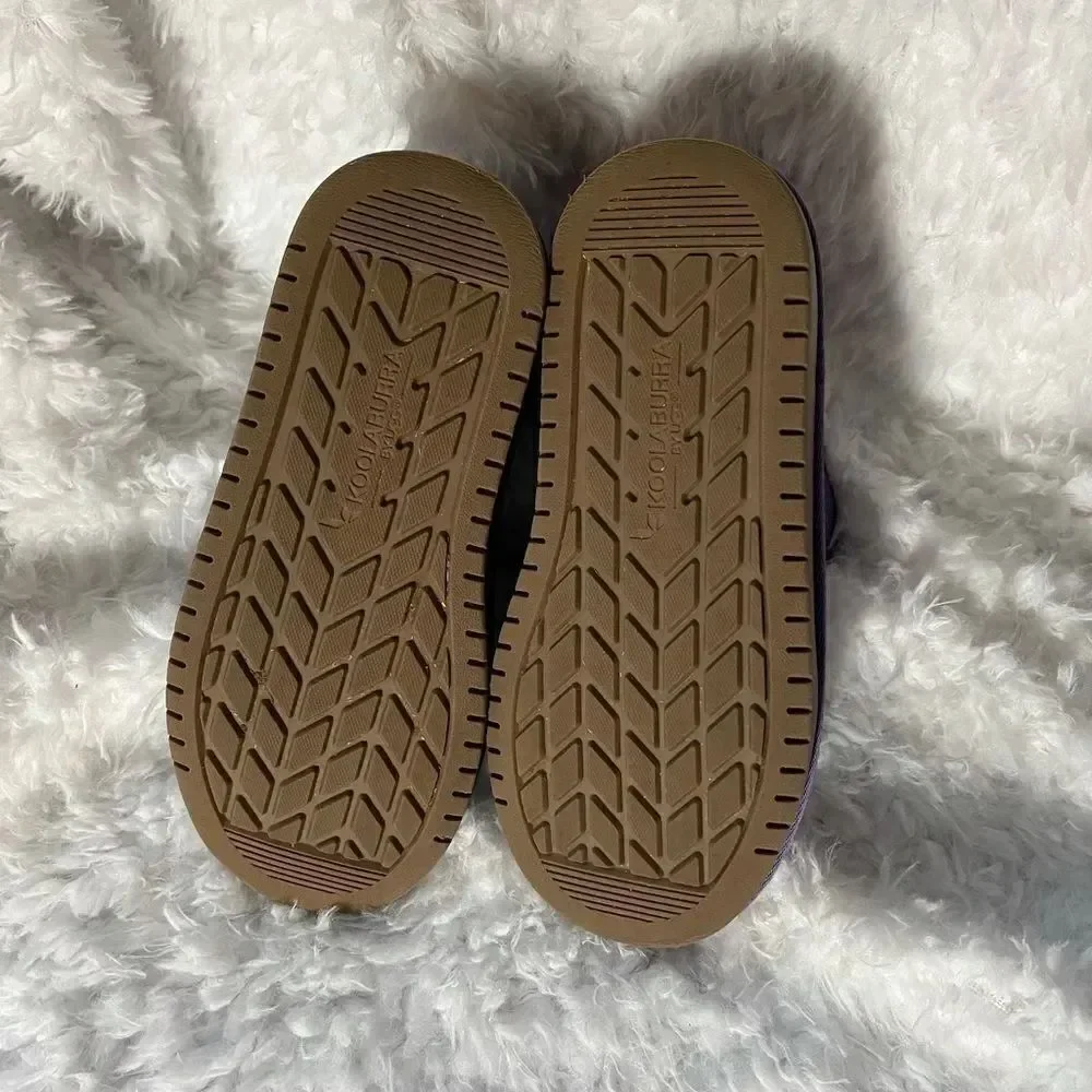Kookaburra by UGG girl stars mini leather lavender suede boots size 1